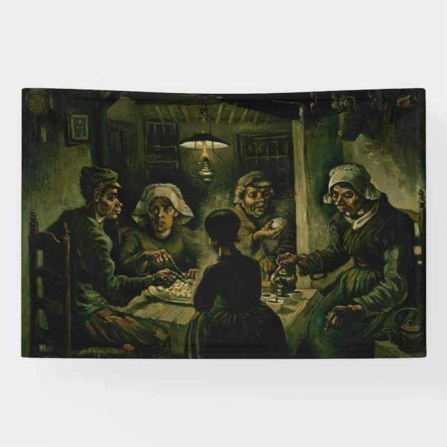 Vincent van Gogh - The Potato Eaters Banner (Horizontal)