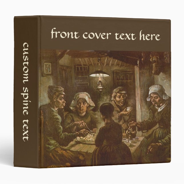 Vincent van Gogh - The Potato Eaters Binder (Front/Spine)