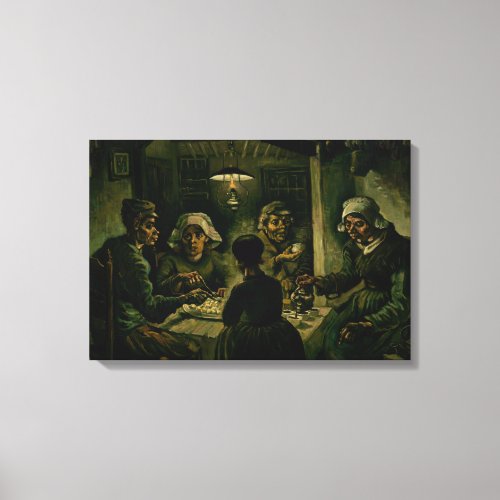 Vincent van Gogh _ The Potato Eaters Canvas Print