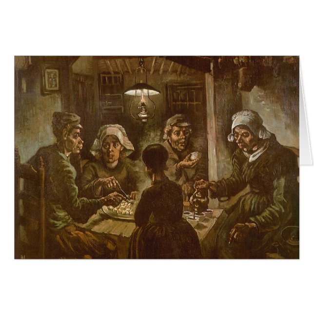 Vincent van Gogh - The Potato Eaters Cards (Front Horizontal)