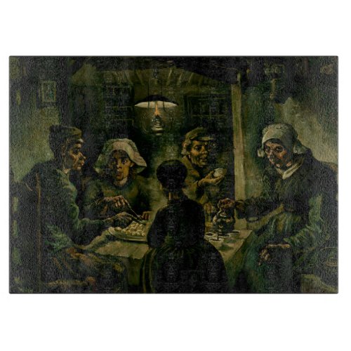 Vincent van Gogh _ The Potato Eaters Cutting Board