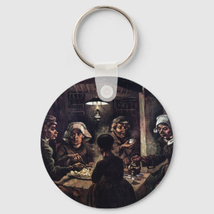 Vincent Van Gogh - The Potato Eaters Fine Art Keychain
