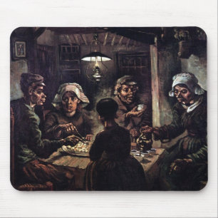 Vincent Van Gogh - The Potato Eaters Fine Art Mouse Pad