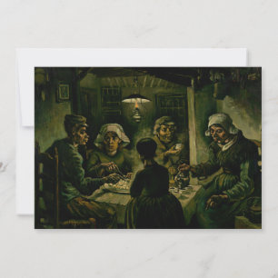 Vincent van Gogh - The Potato Eaters Invitation