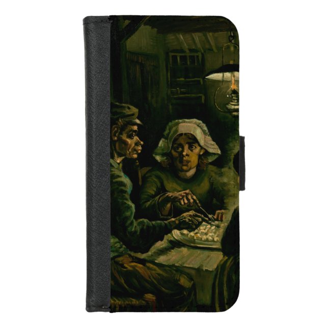 Vincent van Gogh - The Potato Eaters iPhone Wallet Case (Front)