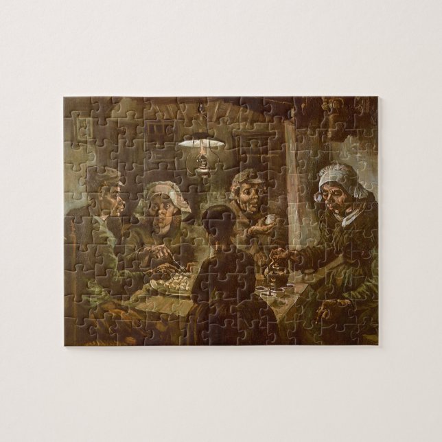 Vincent van Gogh - The Potato Eaters Jigsaw Puzzle (Horizontal)