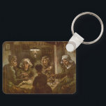 Vincent van Gogh - The Potato Eaters Keychain<br><div class="desc">The Potato Eaters (1885) by Vincent van Gogh is a vintage Post Impressionism fine art daily life painting and is considered one of van Gogh's first great works of art. Van Gogh said he wanted to depict peasants as they really were. He deliberately chose coarse and ugly models, thinking that...</div>
