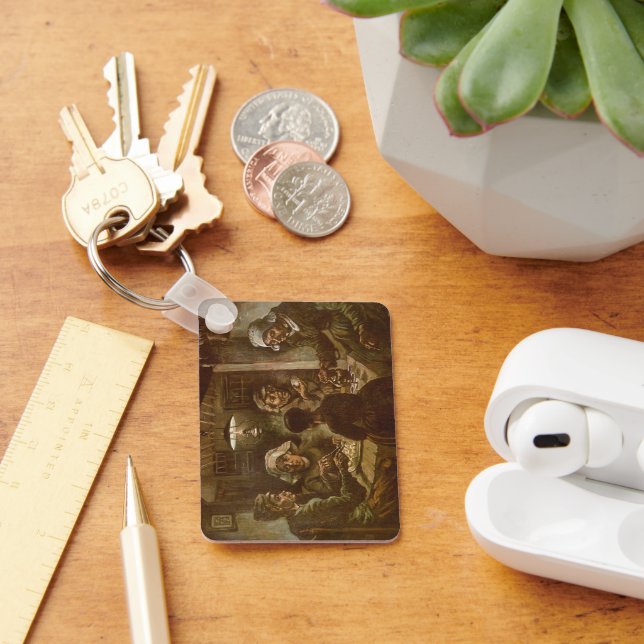 Vincent van Gogh - The Potato Eaters Keychain (Desk)