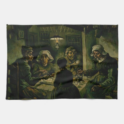Vincent van Gogh _ The Potato Eaters Kitchen Towel