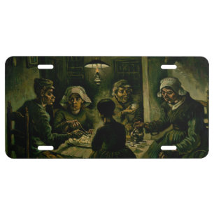 Vincent van Gogh - The Potato Eaters License Plate
