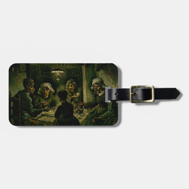 Vincent van Gogh - The Potato Eaters Luggage Tag (Front Horizontal)