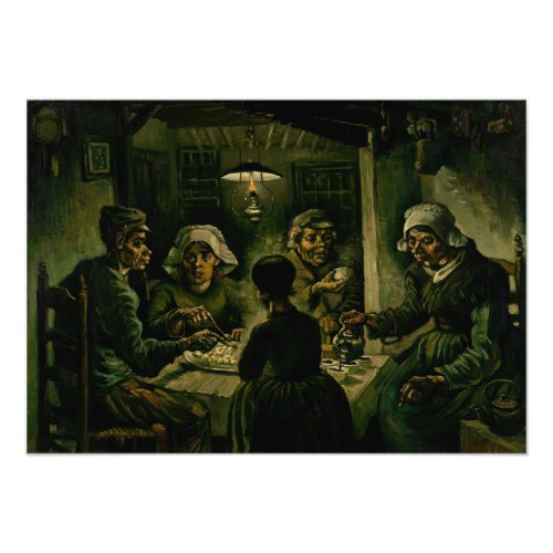 Vincent van Gogh _ The Potato Eaters Photo Print