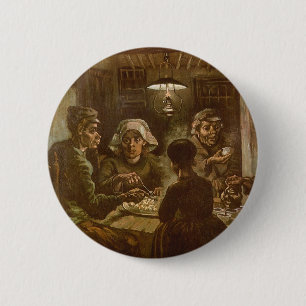 Vincent van Gogh - The Potato Eaters Pinback Button