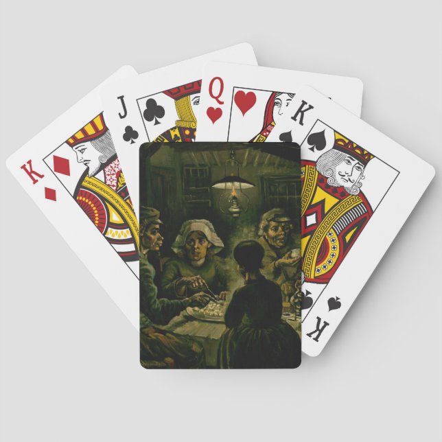 Vincent van Gogh - The Potato Eaters Poker Cards (Back)