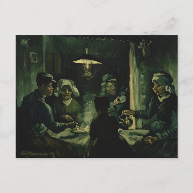 Vincent van Gogh - The Potato Eaters Postcard (Front)