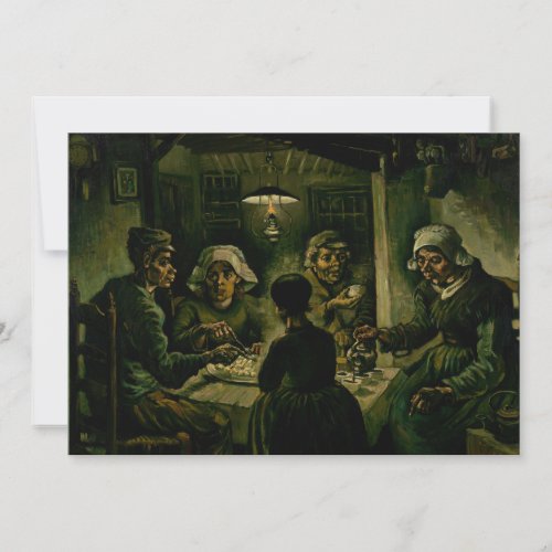 Vincent van Gogh _ The Potato Eaters Thank You Card