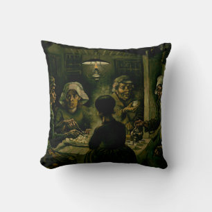 Vincent van Gogh - The Potato Eaters Throw Pillow