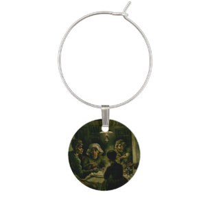 Vincent van Gogh - The Potato Eaters Wine Charm