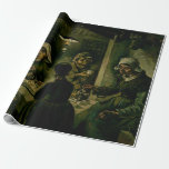 Vincent van Gogh - The Potato Eaters Wrapping Paper<br><div class="desc">The Potato Eaters - Vincent van Gogh,  1885</div>