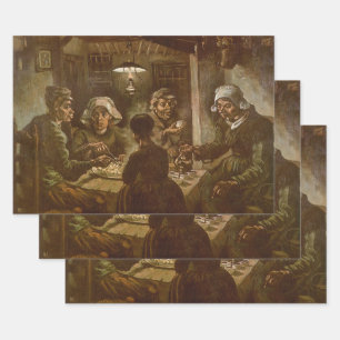 Vincent van Gogh - The Potato Eaters Wrapping Paper Sheets
