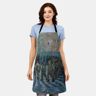 Vincent van Gogh - The Prison Courtyard Apron