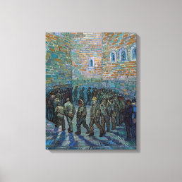 Vincent van Gogh - The Prison Courtyard Canvas Print