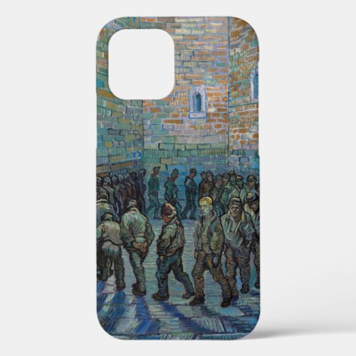 Vincent van Gogh _ The Prison Courtyard iPhone 12 Case