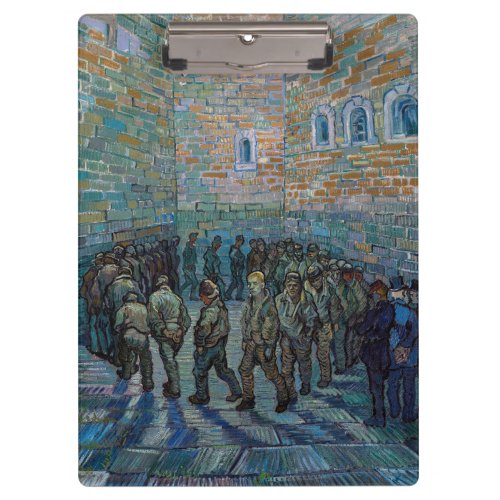 Vincent van Gogh _ The Prison Courtyard Clipboard