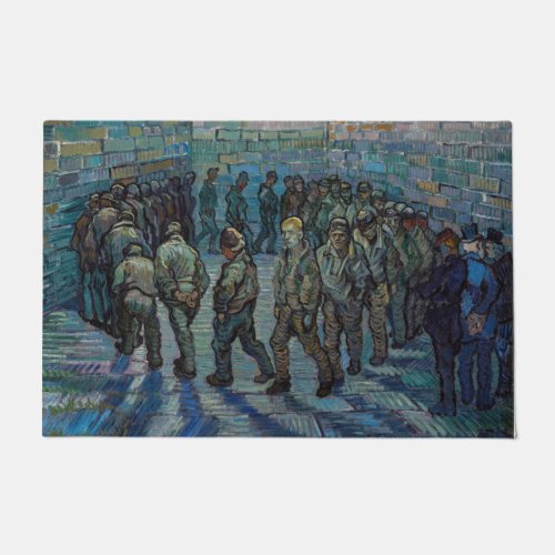 Vincent van Gogh _ The Prison Courtyard Doormat