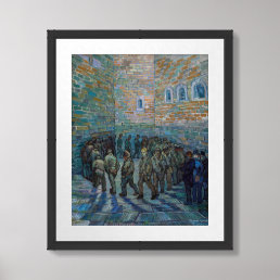 Vincent van Gogh - The Prison Courtyard Framed Art