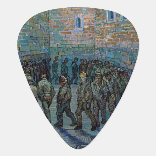 Vincent van Gogh _ The Prison Courtyard Guitar Pick