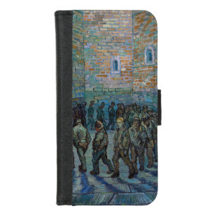 Vincent van Gogh - The Prison Courtyard iPhone 8/7 Wallet Case