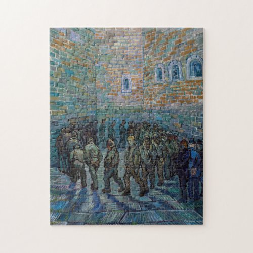 Vincent van Gogh _ The Prison Courtyard Jigsaw Puzzle
