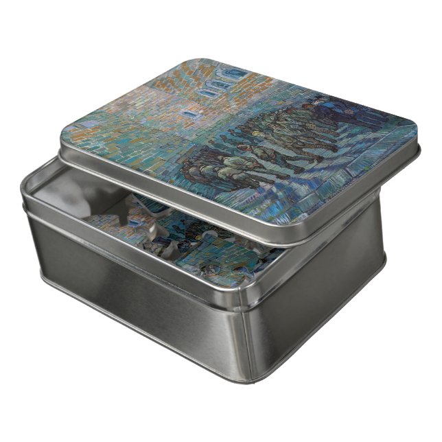 Vincent van Gogh - The Prison Courtyard Jigsaw Puzzle (Lid Open)