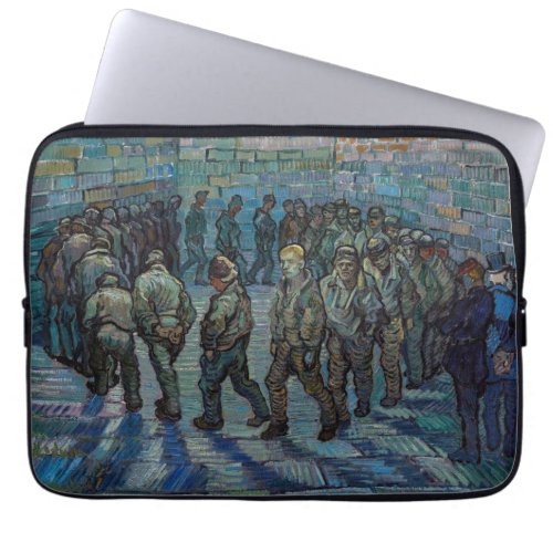 Vincent van Gogh _ The Prison Courtyard Laptop Sleeve