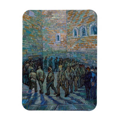 Vincent van Gogh _ The Prison Courtyard Magnet