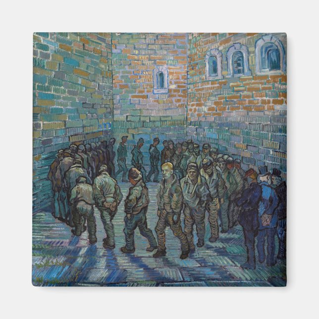 Vincent van Gogh - The Prison Courtyard Magnet (Front)