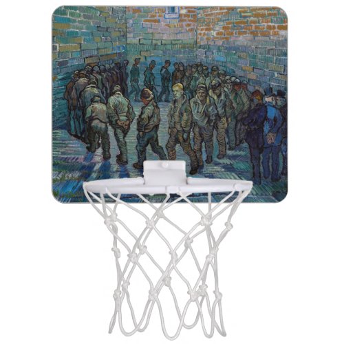 Vincent van Gogh _ The Prison Courtyard Mini Basketball Hoop