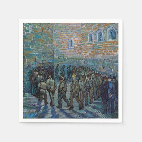 Vincent van Gogh _ The Prison Courtyard Napkins