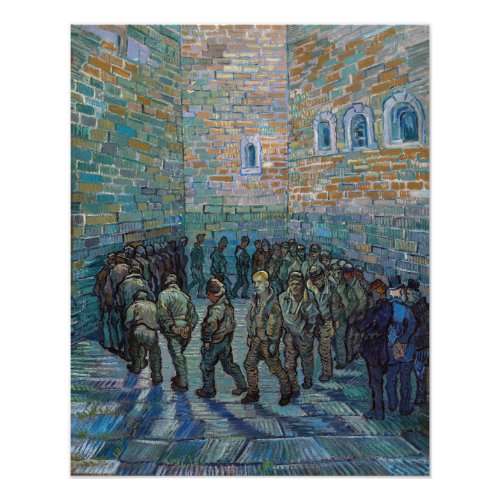 Vincent van Gogh _ The Prison Courtyard Photo Print