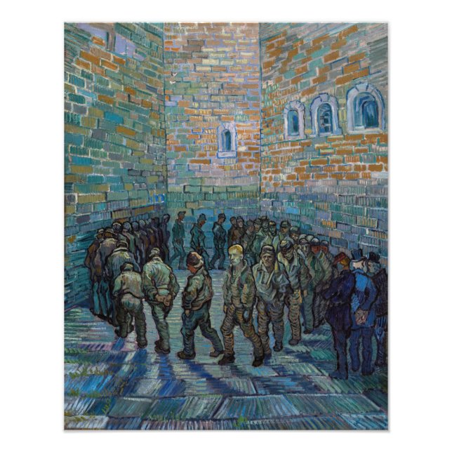 Vincent van Gogh - The Prison Courtyard Photo Print (Front)