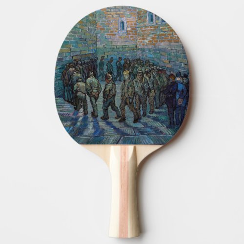 Vincent van Gogh _ The Prison Courtyard Ping Pong Paddle