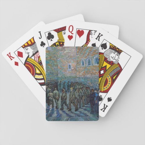 Vincent van Gogh _ The Prison Courtyard Poker Cards