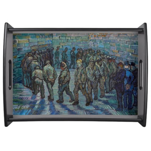 Vincent van Gogh _ The Prison Courtyard Serving Tray