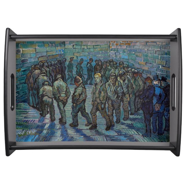 Vincent van Gogh - The Prison Courtyard Serving Tray (Front)