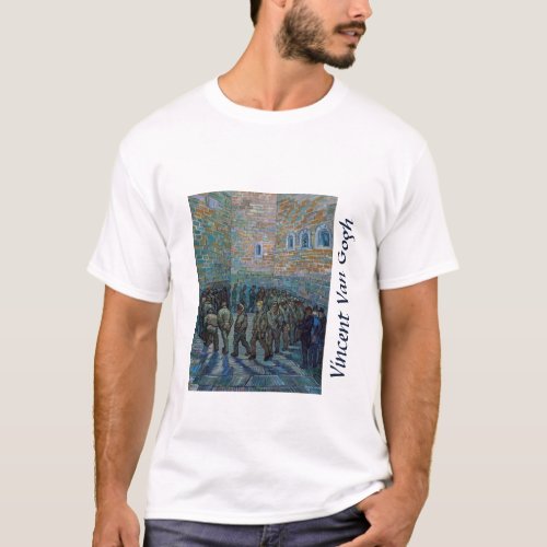 Vincent van Gogh _ The Prison Courtyard T_Shirt