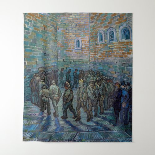 Vincent van Gogh _ The Prison Courtyard Tapestry