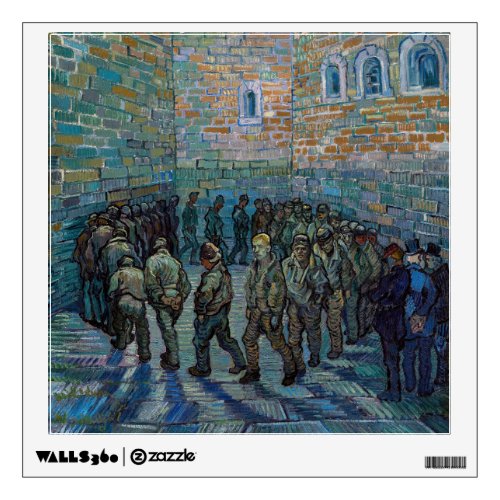 Vincent van Gogh _ The Prison Courtyard Wall Decal