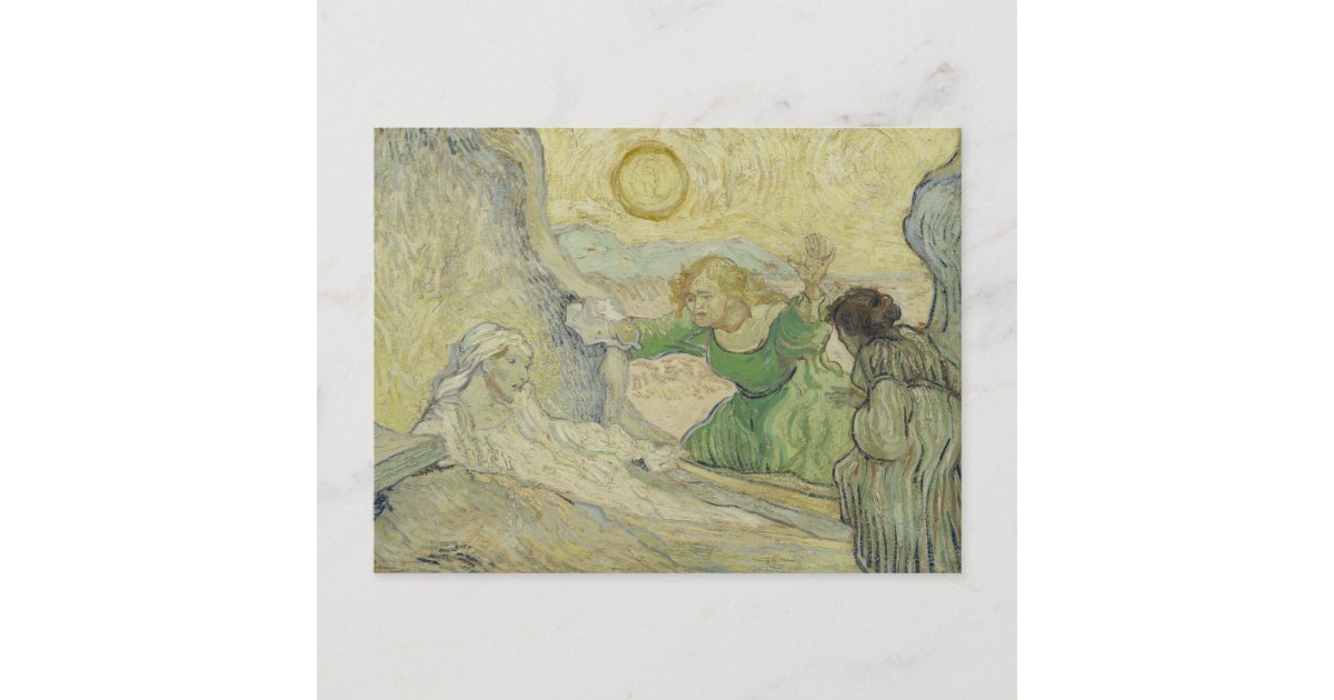 Vincent van Gogh - The Raising of Lazarus Postcard | Zazzle