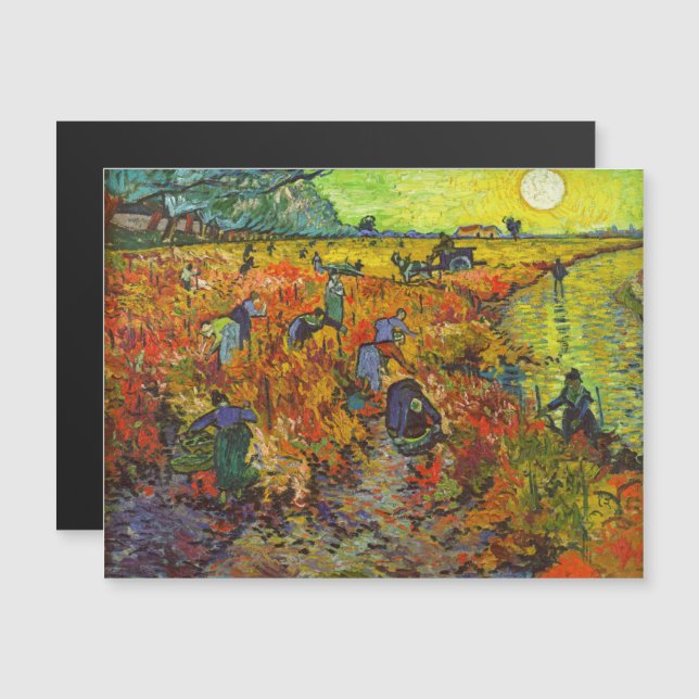 Vincent van Gogh - The Red Vineyard (Front/Back)
